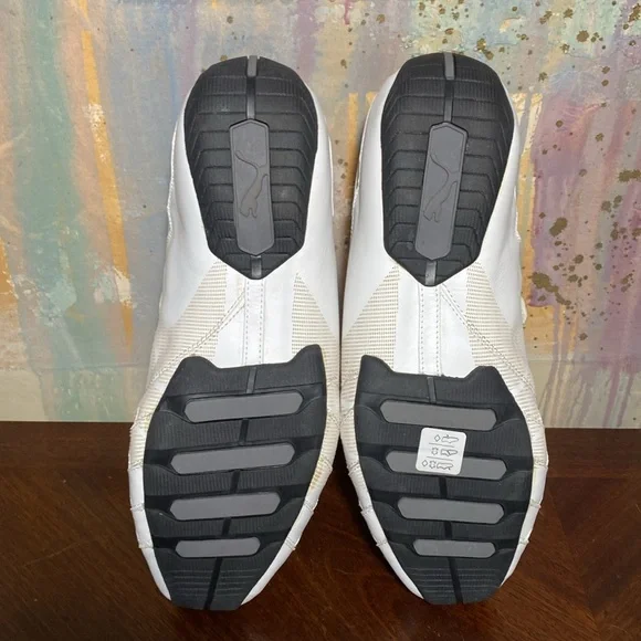 Puma Vedano Perf Leather Running Driver Shoes Mens 11